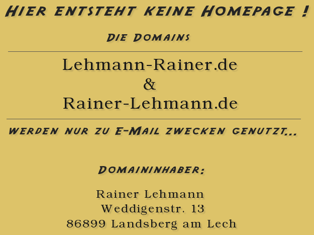 Rainer Lehmann